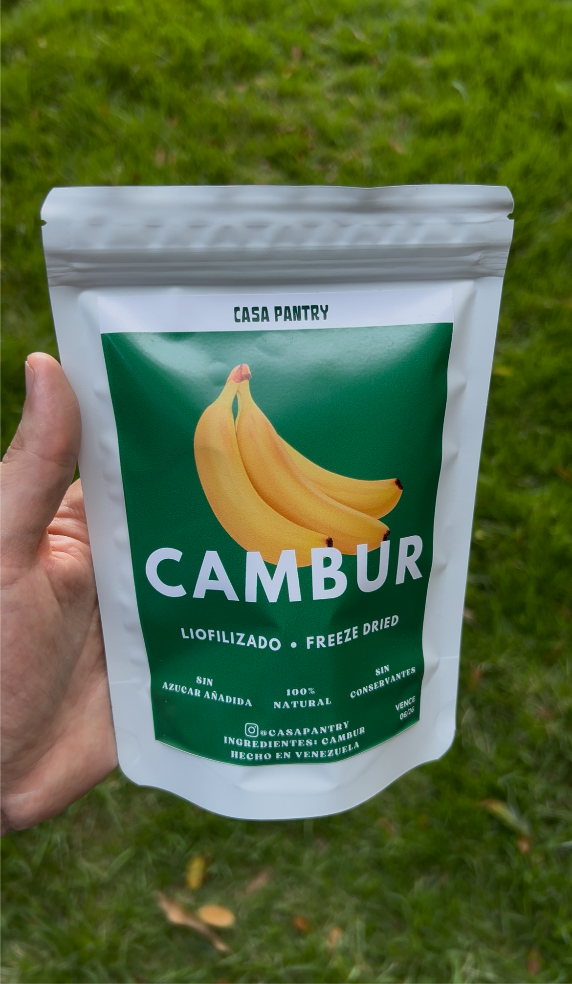 CAMBUR LIOFILIZADO