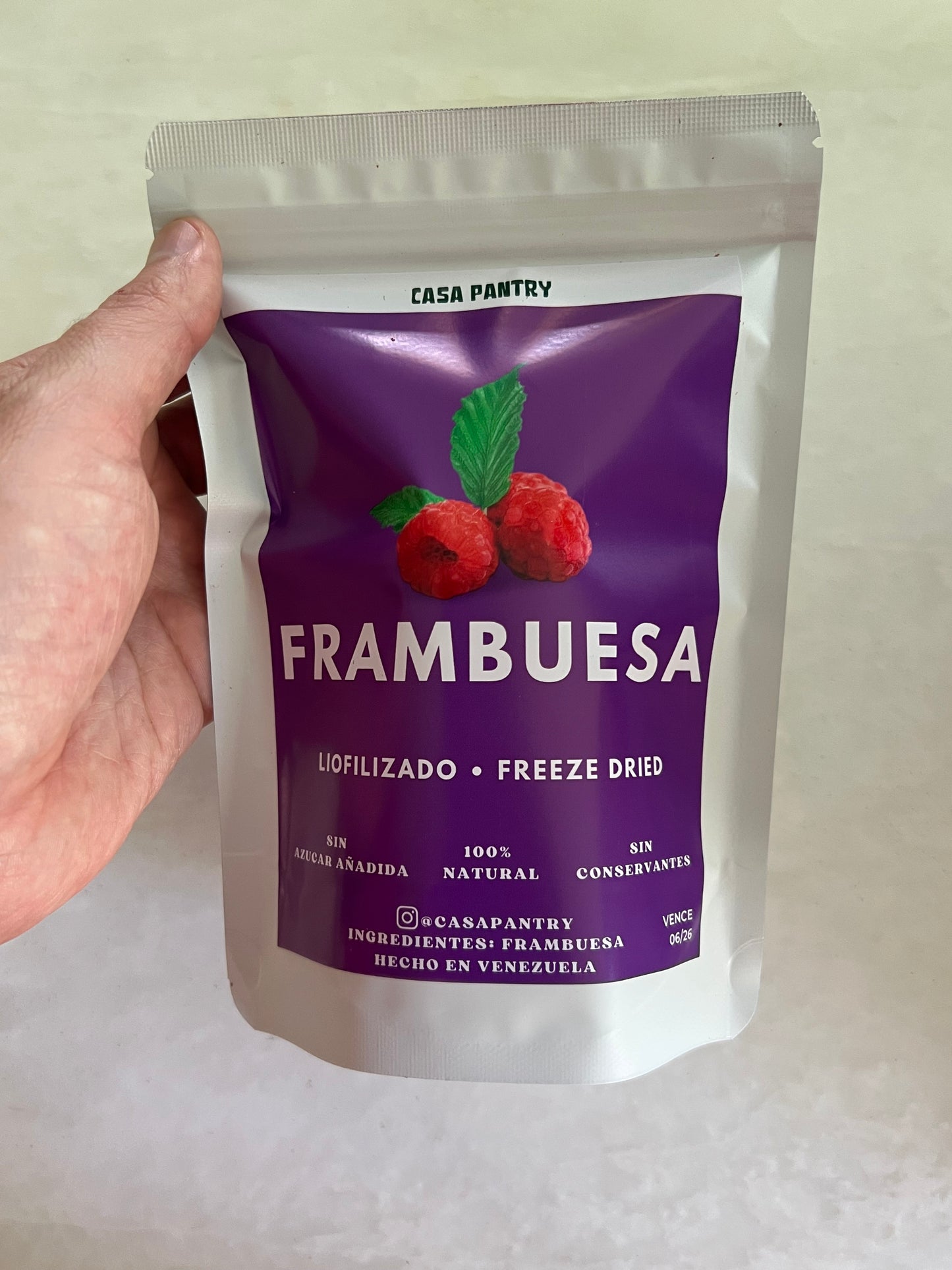 FRAMBUESA LIOFILIZADA