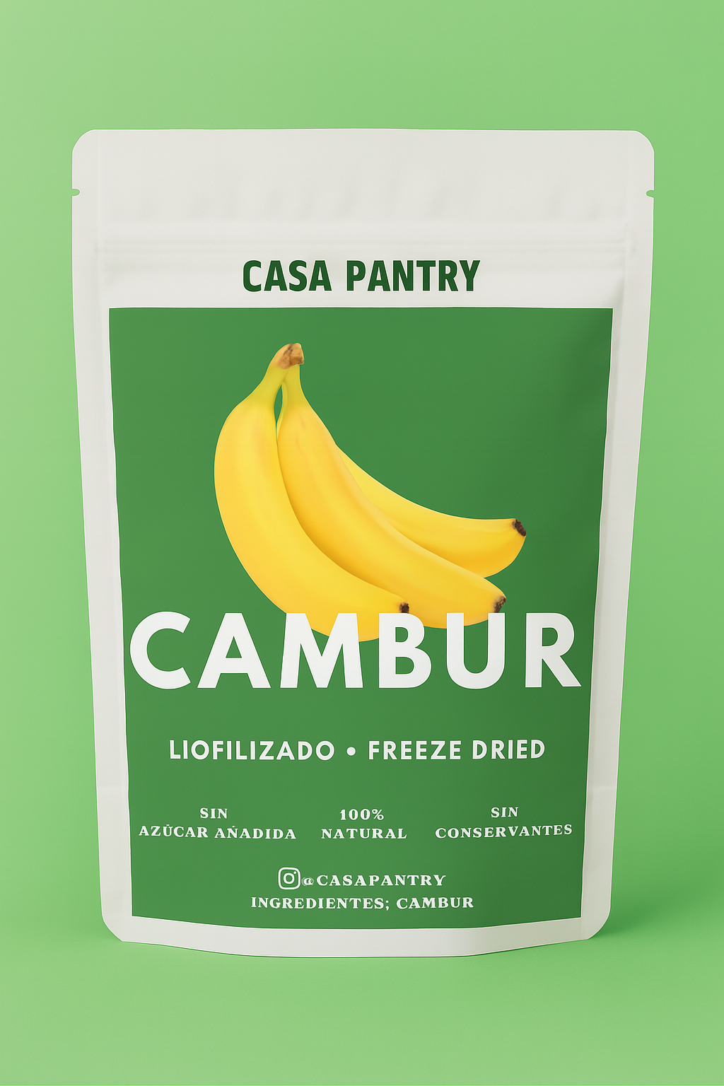 CAMBUR LIOFILIZADO