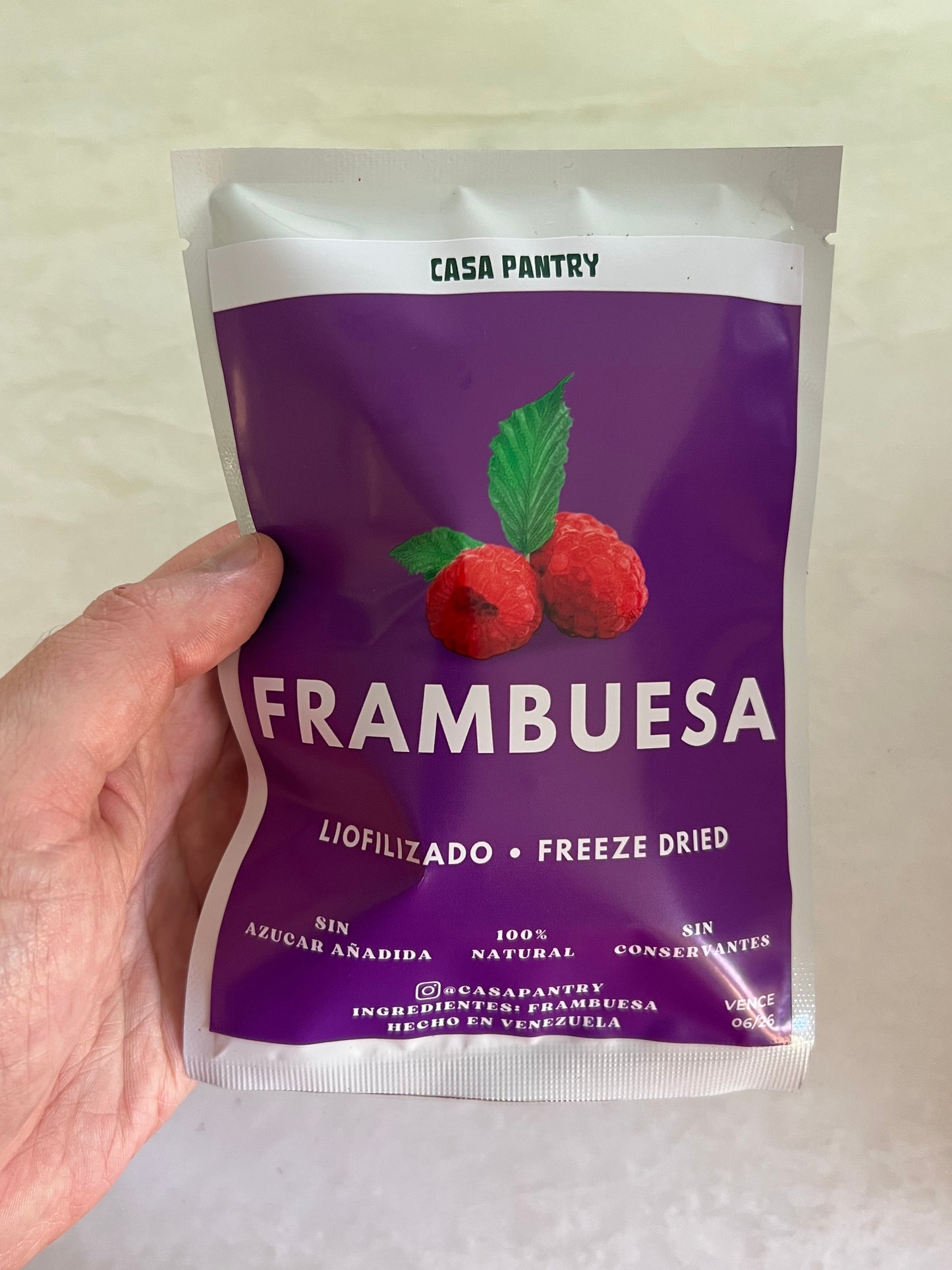 FRAMBUESA LIOFILIZADA